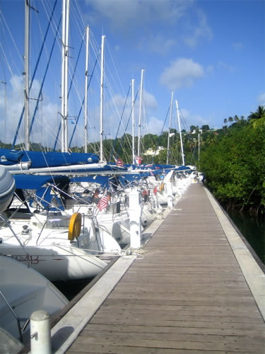 The Marina at Marigot Bay